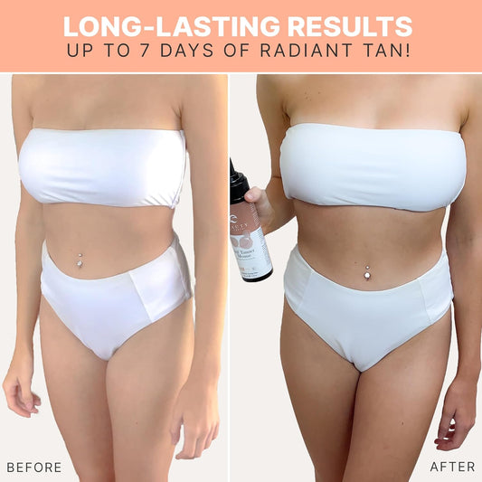 long-lasting-results up to 7 days of radiant tan